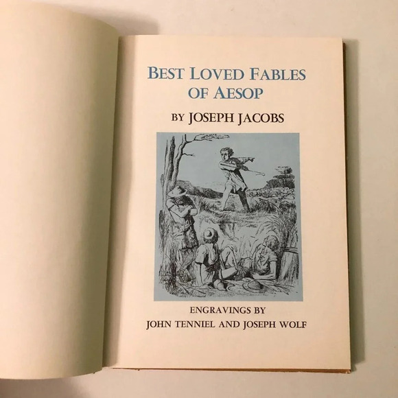 Vintage Dandelion Library Best Loved Fables of Aesop and Nonsense Alphabets - Picture 10 of 16
